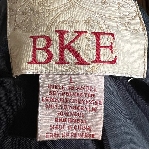 BKE 3/4 (adjustable) Sleeve Plaid Wool Blend Jacket - Picture 6 of 6